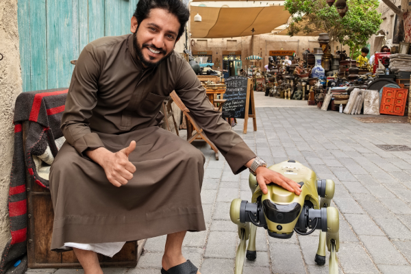 Cyberstars Smart Robot Dog Goes Global in Dubai